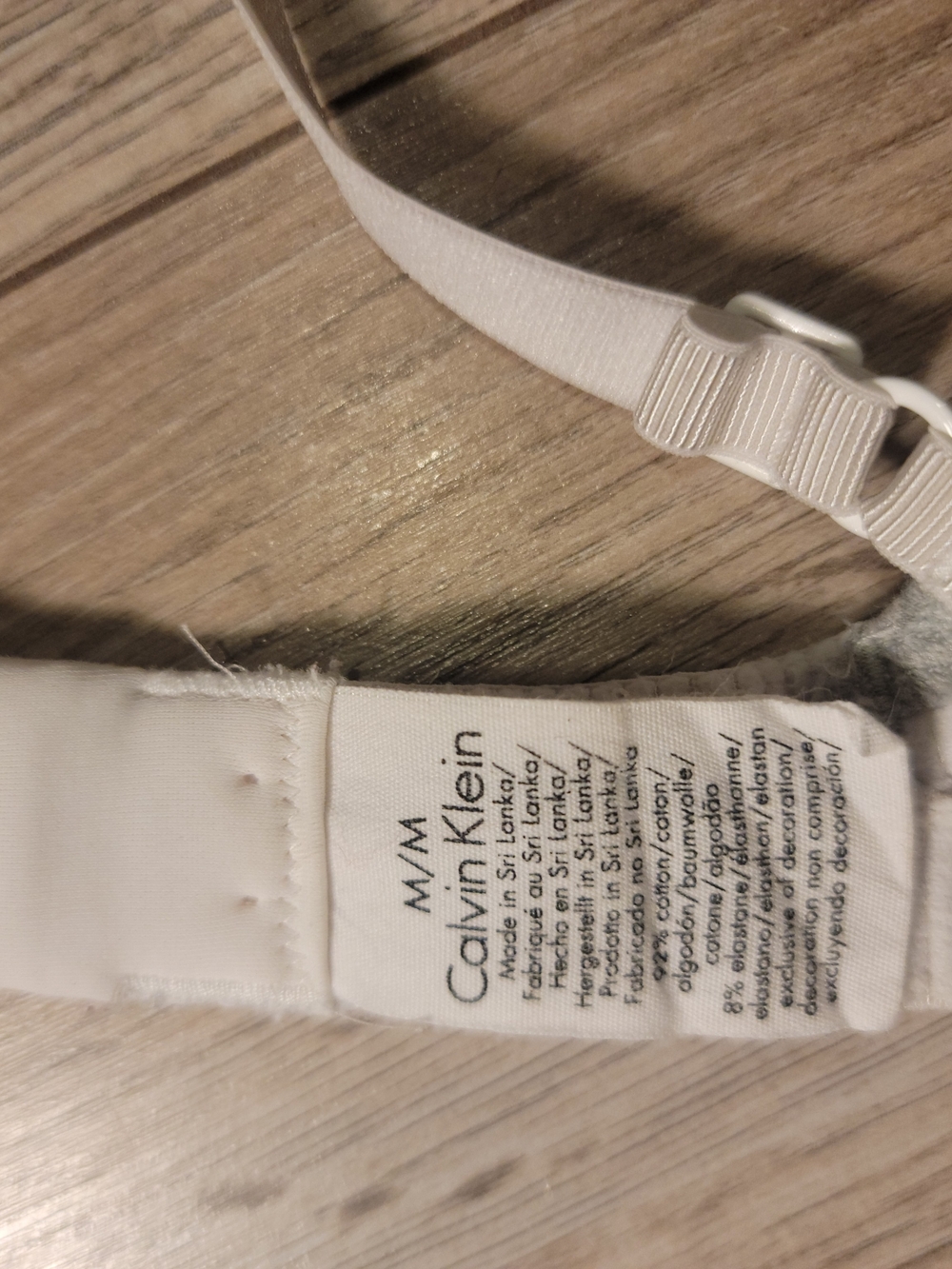 Calvin Klein Grey Strapped Tank Top - Picture 2 of 3